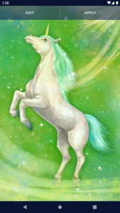 اسکرین شات 8 برنامه Unicorn Fantasy Live Wallpaper