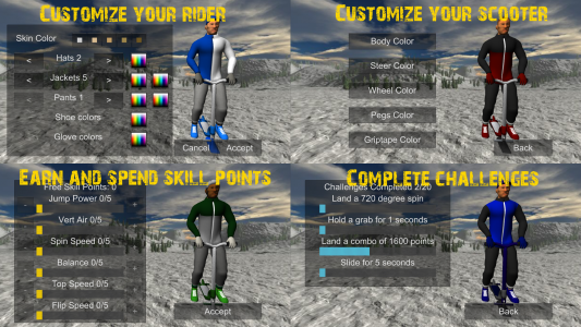 اسکرین شات بازی Snowscooter Freestyle Mountain 4