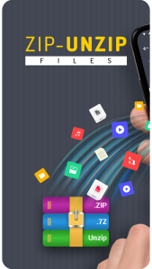 اسکرین شات برنامه Zip File Reader - Zip & Unzip Files 1