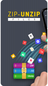 اسکرین شات برنامه Zip File Reader : Zip, Unzip 1