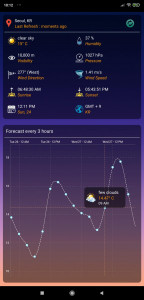 اسکرین شات برنامه Metro Clock & Weather 6