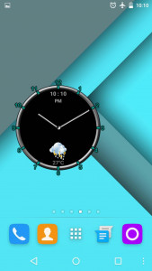 اسکرین شات برنامه Super Clock & Weather 2