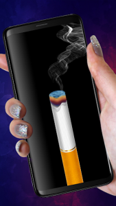 اسکرین شات برنامه Simulator of cigarette (prank) 4