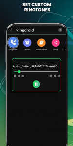 اسکرین شات برنامه Ringdroid- MP3 Cutter Ringtone 4
