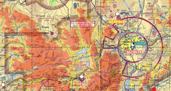 اسکرین شات برنامه AvNav: Aviation Maps, w/Wx, Traffic and Terrain 4