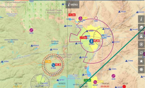 اسکرین شات برنامه AvNav: Aviation Maps, w/Wx, Traffic and Terrain 6