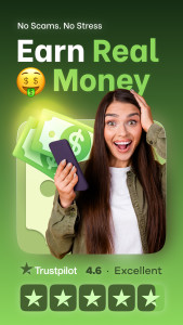 اسکرین شات 1 برنامه Make Money: Play & Earn Cash