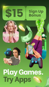 اسکرین شات 3 برنامه Make Money: Play & Earn Cash