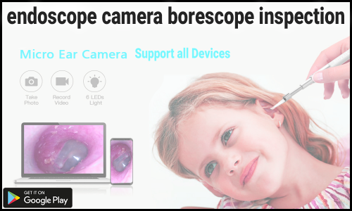 اسکرین شات برنامه Endoscope Camera Ear USB & Cam 1