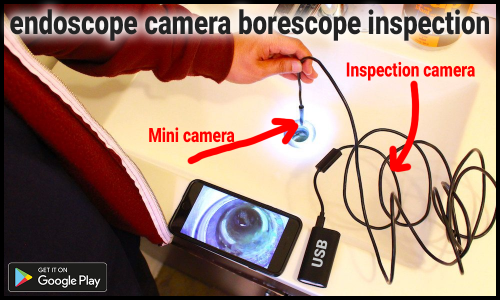 اسکرین شات برنامه Endoscope Camera Ear USB & Cam 3