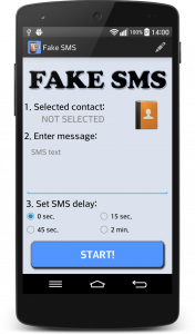 اسکرین شات برنامه FAKE SMS message 3