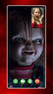 اسکرین شات برنامه Chucky Call momo - Fake video call with scary doll 7