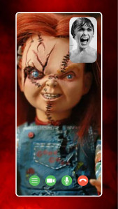 اسکرین شات برنامه Chucky Call momo - Fake video call with scary doll 5