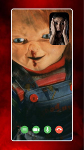 اسکرین شات برنامه Chucky Call momo - Fake video call with scary doll 6