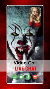 اسکرین شات برنامه Pennywise Call - fake video with scary clown games 2
