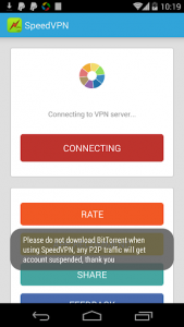 اسکرین شات برنامه SpeedVPN Free VPN Proxy 4