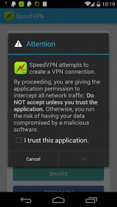 اسکرین شات برنامه SpeedVPN Free VPN Proxy 3