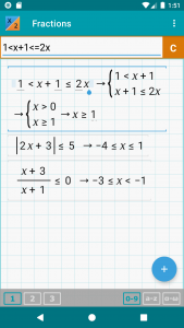اسکرین شات 5 برنامه Fraction Calculator + Math