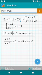 اسکرین شات برنامه Fraction Calculator + Math 5