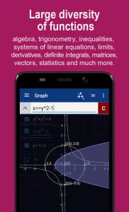 اسکرین شات برنامه Graphing Calculator + Math 7