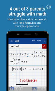 اسکرین شات 2 برنامه Graphing Calculator + Math