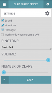 اسکرین شات برنامه Find phone by clapping 4
