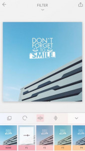 اسکرین شات برنامه April - Camera360 cute Layout and Template 5