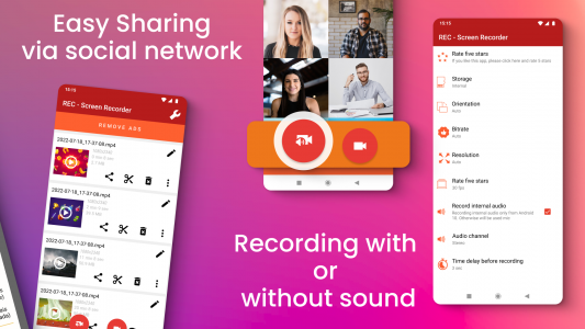 اسکرین شات برنامه REC - Screen | Video Recorder 3