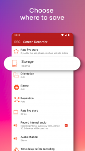 اسکرین شات 5 برنامه REC - Screen | Video Recorder