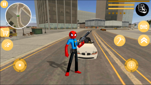 اسکرین شات بازی US Spider Police Stickman Rope Hero Strange Vegas 1