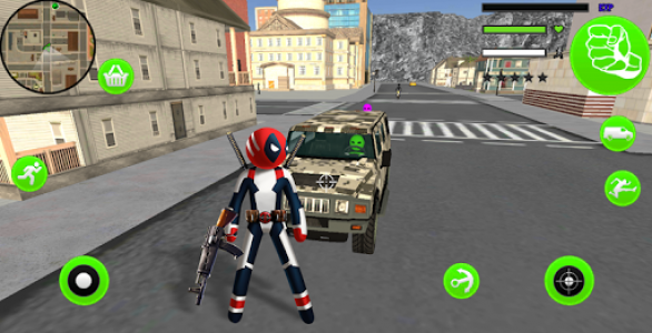 اسکرین شات بازی Superhero Stickman Rope Hero Gangstar Mafia 1