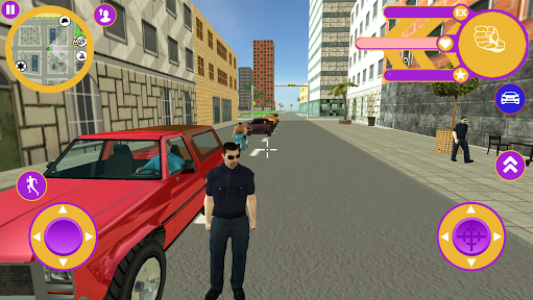 اسکرین شات برنامه US Police Crime Rope Hero Real Gangster Simulator 4