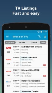 اسکرین شات 1 برنامه tvgenius.com - US TV Guide