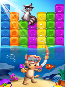 اسکرین شات برنامه Cat Paradise Cube Puzzle 3