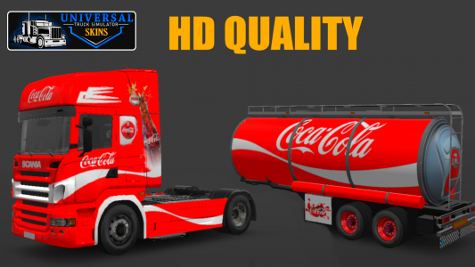 اسکرین شات برنامه Skin Universal Truck Simulator 1