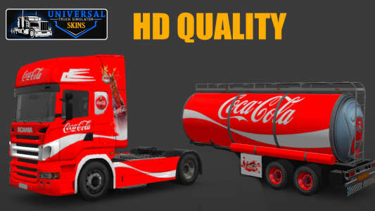 اسکرین شات 1 برنامه Skin Universal Truck Simulator