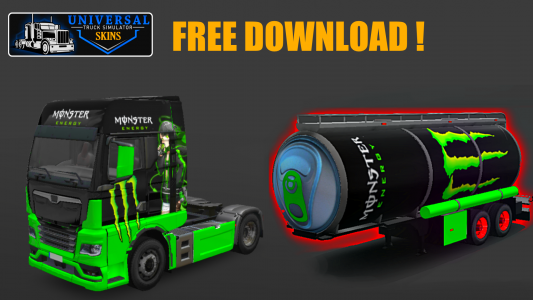 اسکرین شات 2 برنامه Skin Universal Truck Simulator