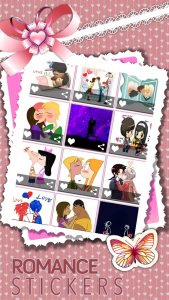 اسکرین شات برنامه Love Stickers - Valentine 4