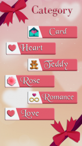 اسکرین شات برنامه Love Stickers - Valentine 2