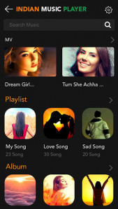 اسکرین شات برنامه Dream Music Player 5