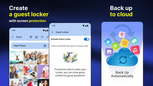 اسکرین شات برنامه Photo Lock App - Hide Pictures 8