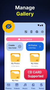 اسکرین شات برنامه Photo Lock App - Hide Pictures 4