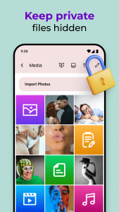 اسکرین شات 4 برنامه Photo Lock App - Hide Pictures