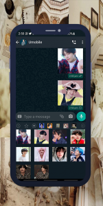 اسکرین شات برنامه V BTS Animated WASticker 4