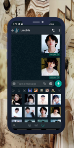 اسکرین شات برنامه V BTS Animated WASticker 7