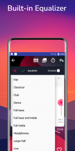 اسکرین شات برنامه WMA Music Player - Play WMA 3