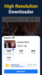 اسکرین شات 4 برنامه Video Downloader: Video Saver