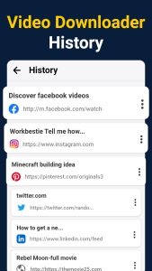 اسکرین شات 7 برنامه Video Downloader: Video Saver