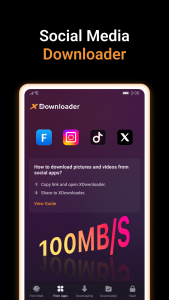 اسکرین شات برنامه X Video Downloader & Player 2