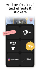 اسکرین شات 7 برنامه Mojo: Reels and Video Captions